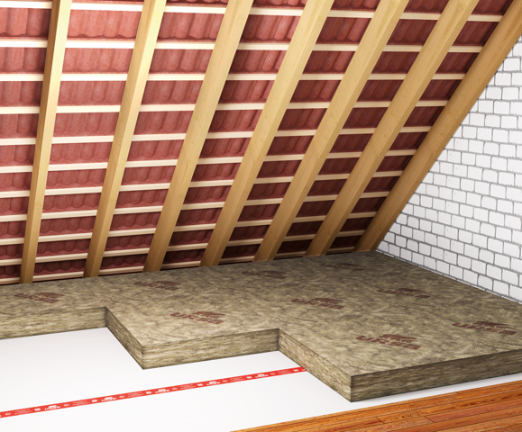 Izolacja termiczna dachu skośnego z zastosowaniem wełny mineralnej