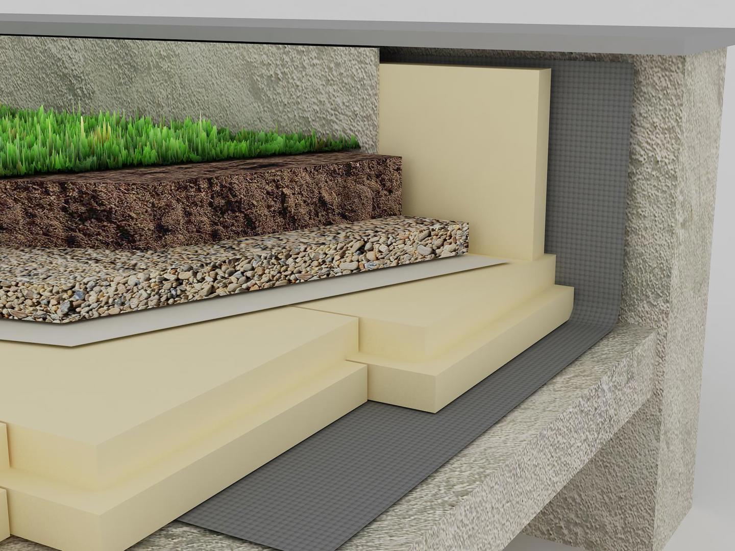 Izolacja termiczna dachu płaskiego z zastosowaniem płyty z polistyrenu ekstrudowanego